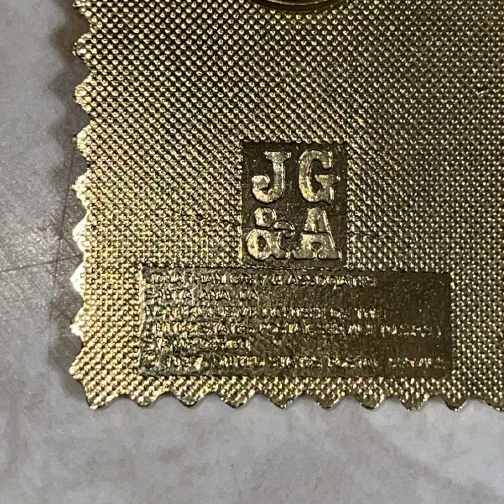 JG&A Santa Anna CA USPS United‎ States Postal Service Gold Pin Bobcat 22